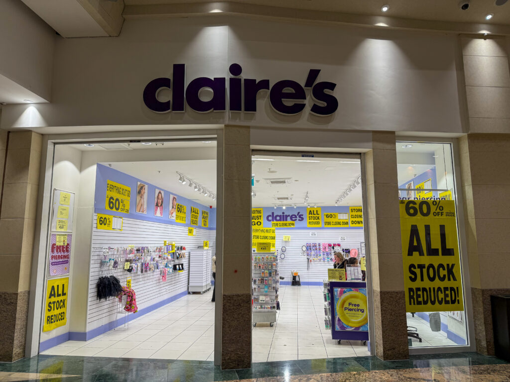 Магазин Claire’s в Dundrum, 2026